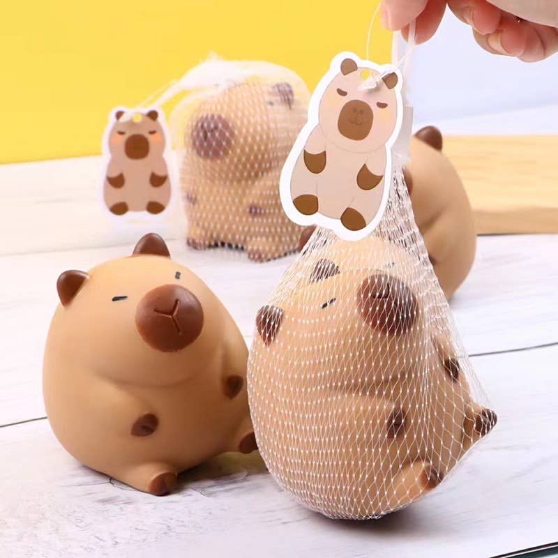 Accessories, Toys - Cute Capybara Squishy Squeeze Toy Fidget Toy - - Cultured Cloths Apparel