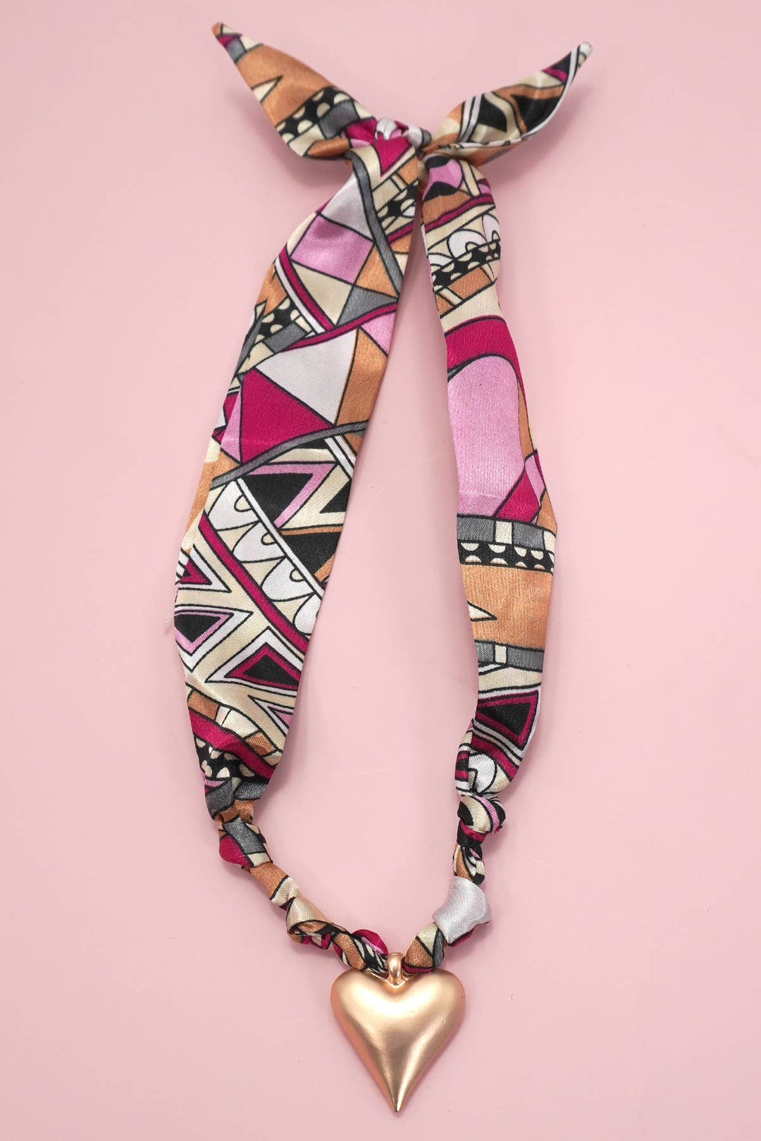 Accessories, Necklaces - HANDMADE SCARF CHARM NECKLACE | 80N91790 - - Cultured Cloths Apparel