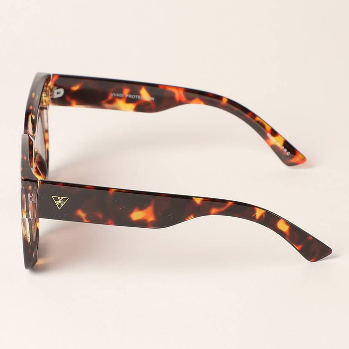 Sunglasses - Oversized Square Shape Chunky Frame Sunglasses - - Cultured Cloths Apparel