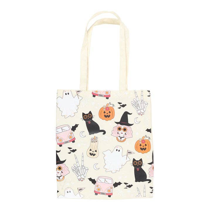 Groovy Ghost Halloween Tote Bag - Discount Rewards Bag (Sept & Oct)