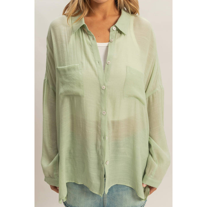 Women's Short Sleeve - Button-Down Blouse - - Cultured Cloths Apparel
