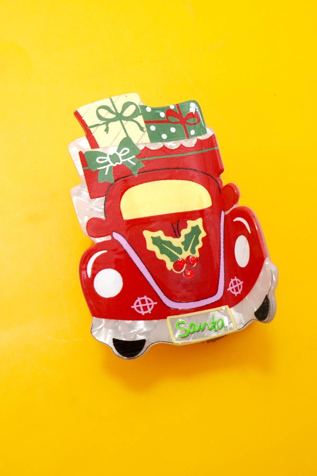 Accessories, Hair - CHRISTMAS TREE SANTA SNOWMAN HAIR CLAW CLIPS | 40H939 - - Cultured Cloths Apparel