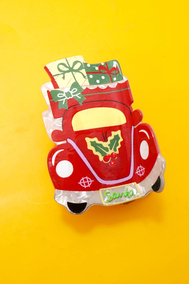 Accessories, Hair - CHRISTMAS TREE SANTA SNOWMAN HAIR CLAW CLIPS | 40H939 - - Cultured Cloths Apparel