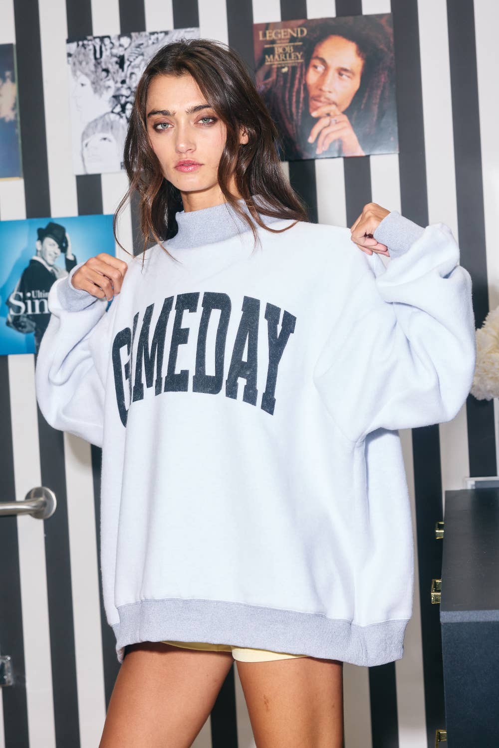 IT2594-FOOTBALL | 'FOOTBALL & GAMEDAY' Reversible Sweatshirt