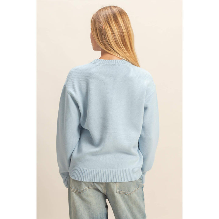 Women's Sweaters - Crew Neck Sweater - - Cultured Cloths Apparel