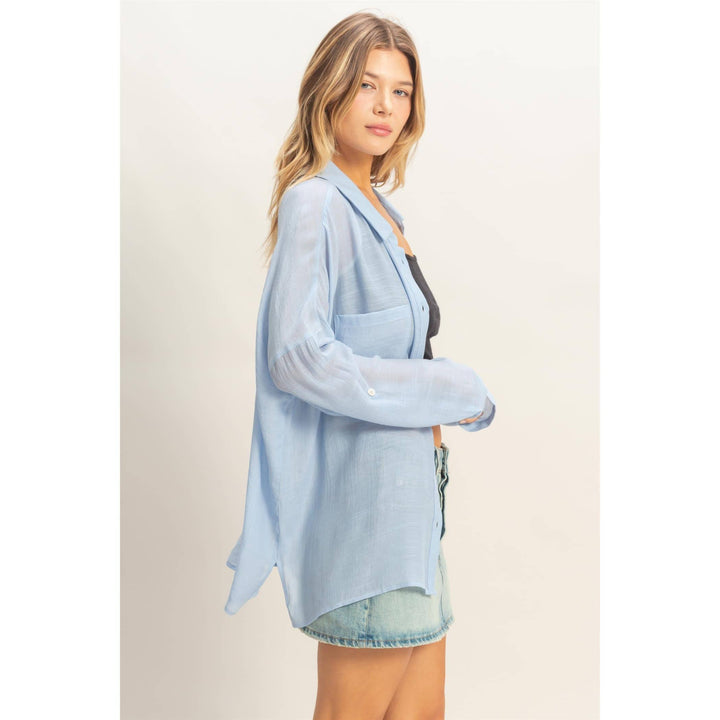 Women's Short Sleeve - Button-Down Blouse - - Cultured Cloths Apparel