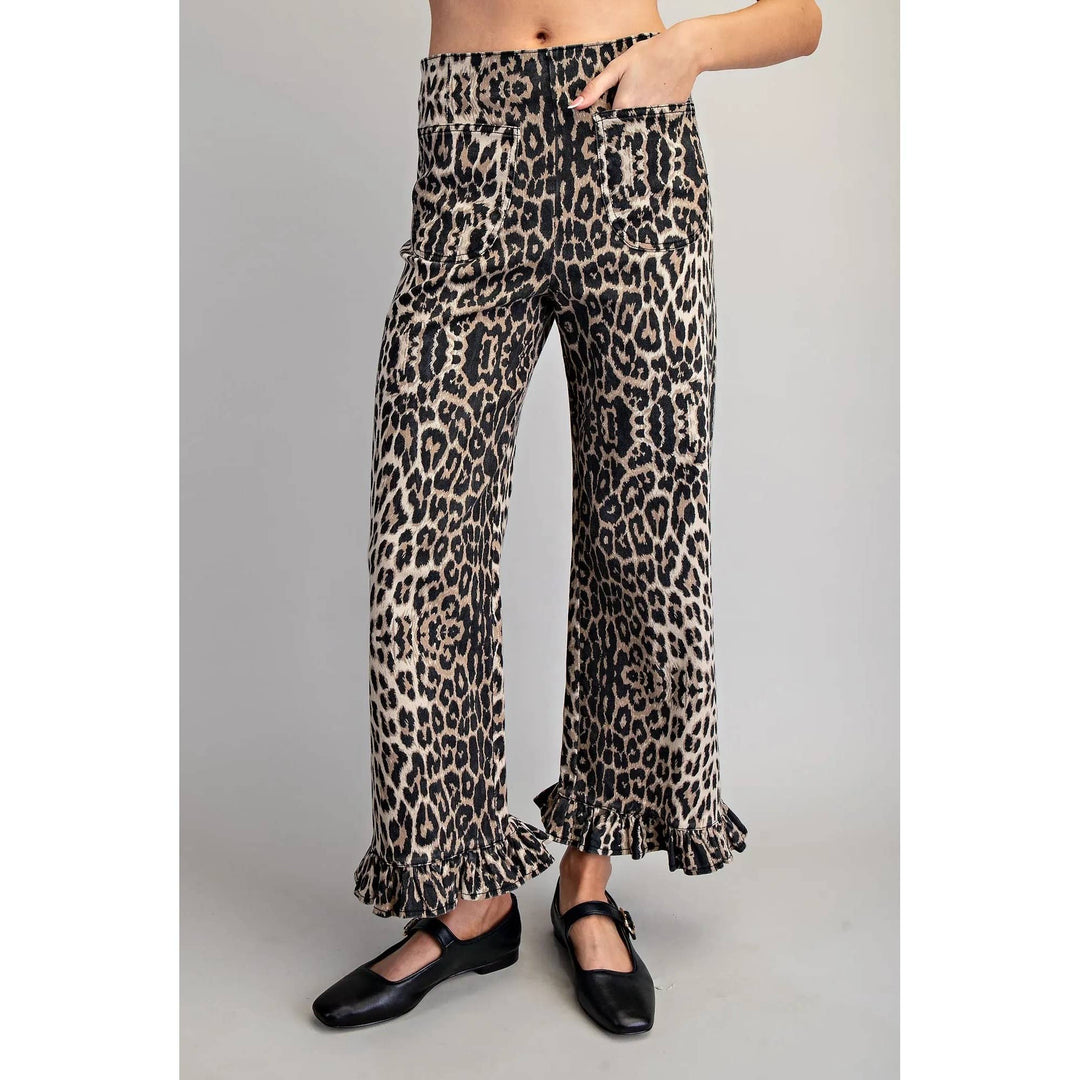 Pants - Leopard Pants - - Cultured Cloths Apparel