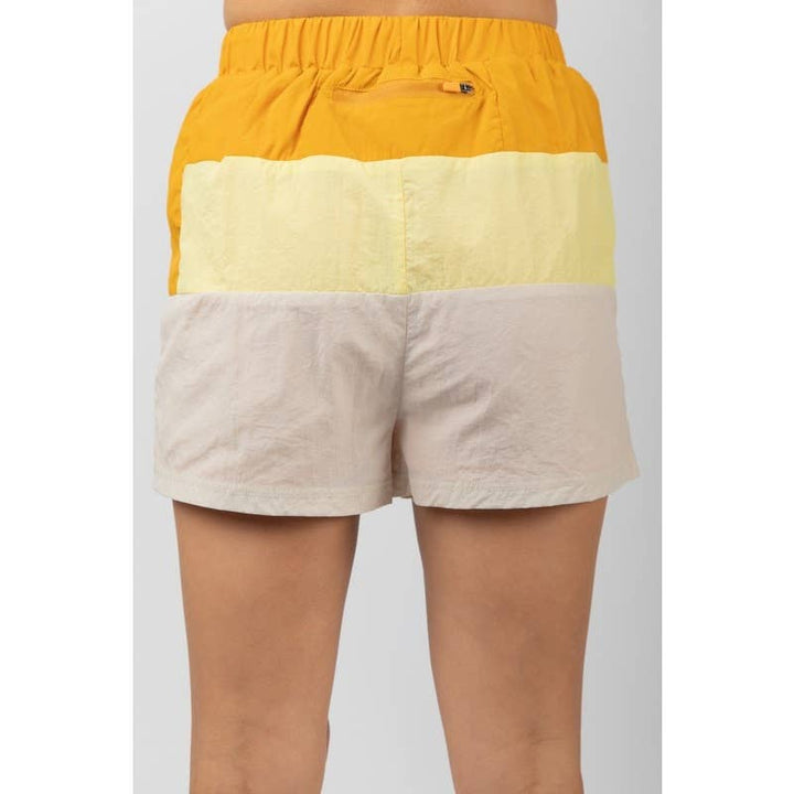Women's Skirts - Curved Color Block Activewear Skort - - Cultured Cloths Apparel