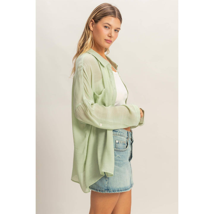 Women's Short Sleeve - Button-Down Blouse - - Cultured Cloths Apparel