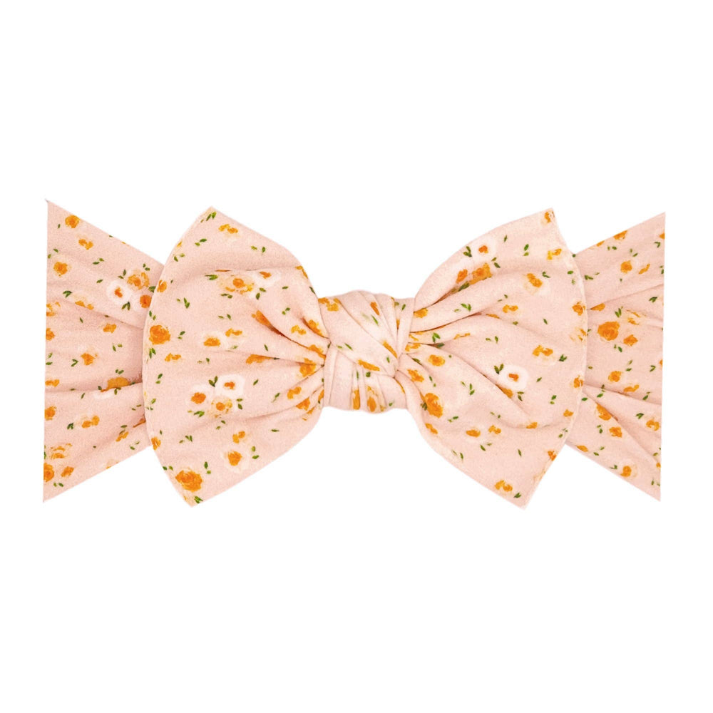 Accessories - Baby Bling® Printed Knot soft nylon headband - Honey - Cultured Cloths Apparel