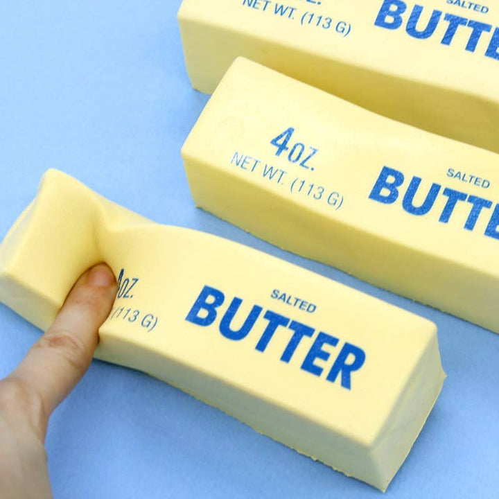 Accessories, Toys - Butter Stress Ball – Soft & Slow-Rebound Squishy Toy - - Cultured Cloths Apparel