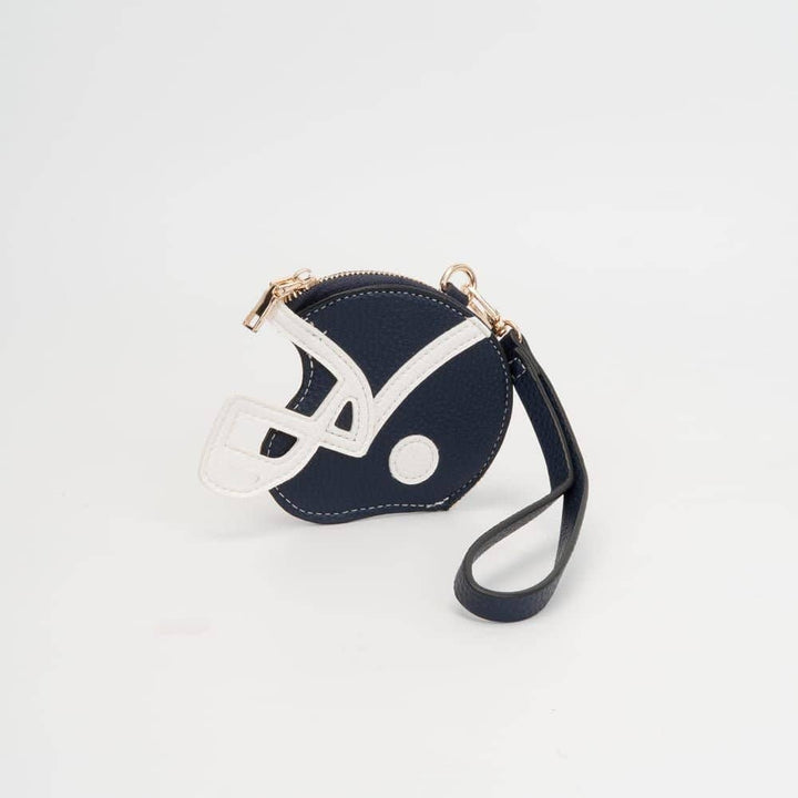 Football Helmet Coin Purse Wristlet