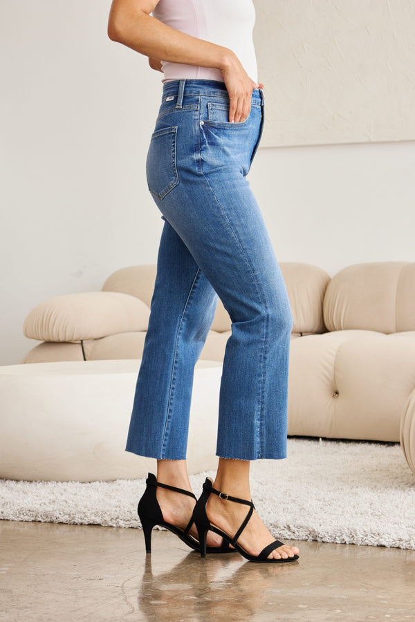 Denim - RFM Mini Mia Full Size Tummy Control High Waist Jeans -  - Cultured Cloths Apparel