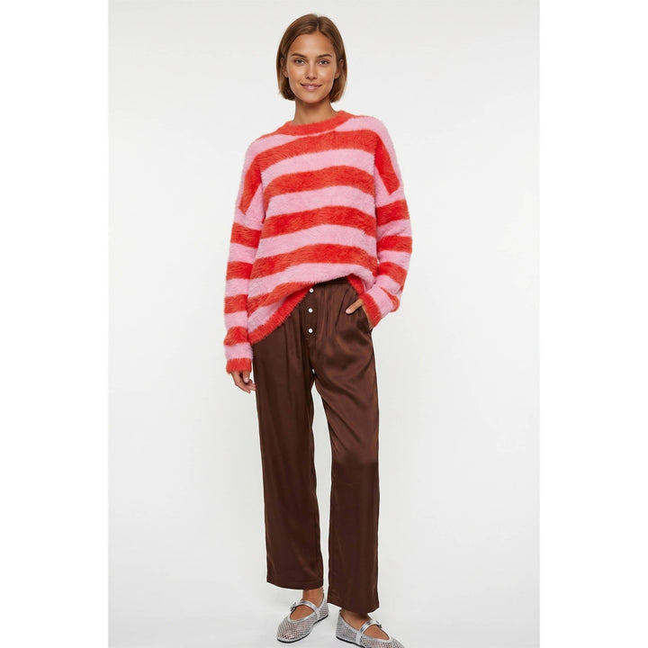 Satin boxer pants