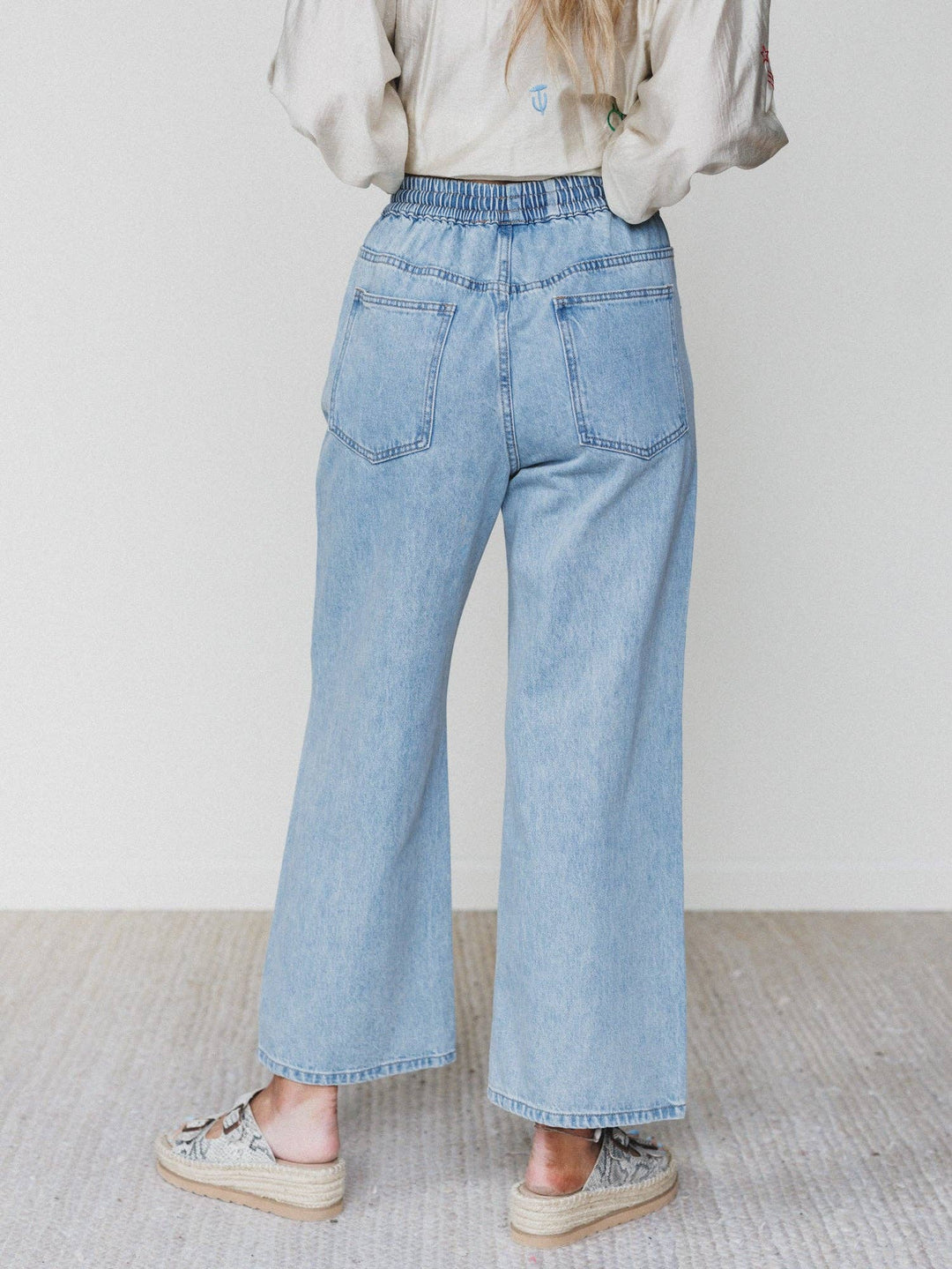 Pants - Soft Petal Denim Pants - Denim - - Cultured Cloths Apparel