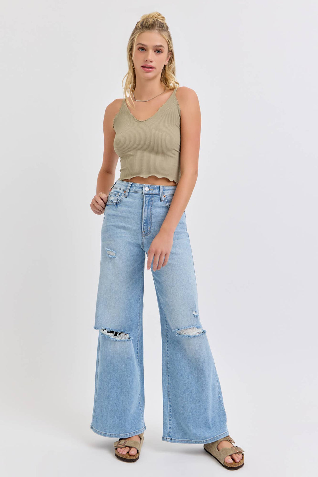 Light High Rise Wide Leg 31" Inseam