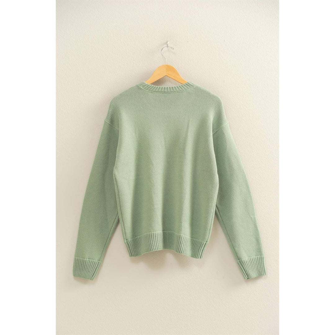 Women's Sweaters - Crew Neck Sweater - - Cultured Cloths Apparel