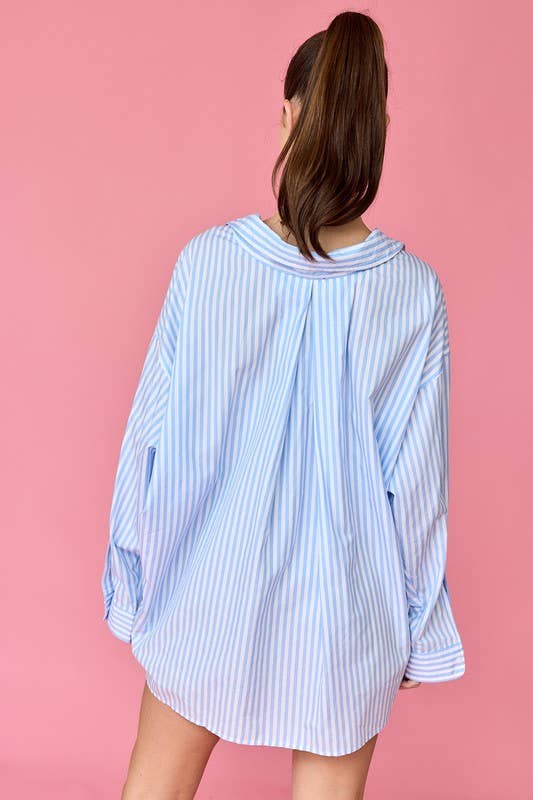 Luna Oversized Stripe Shirt