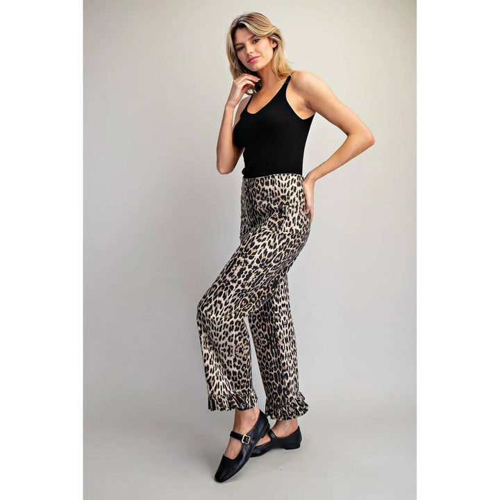 Pants - Leopard Pants - - Cultured Cloths Apparel