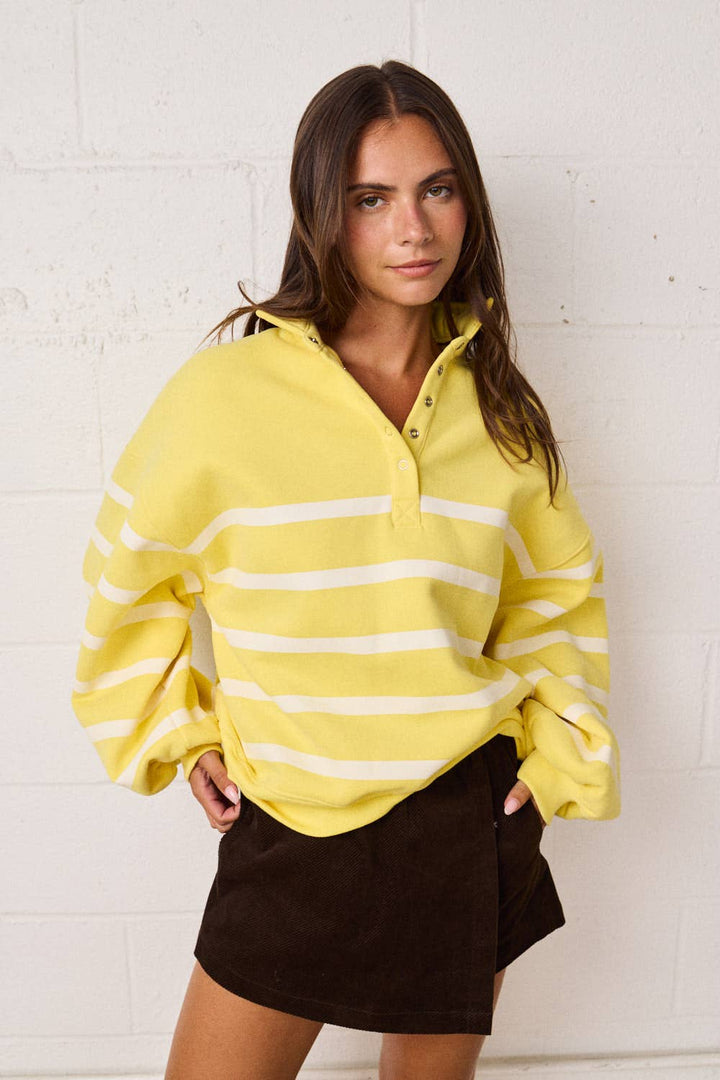 Addison Stripe Pullover