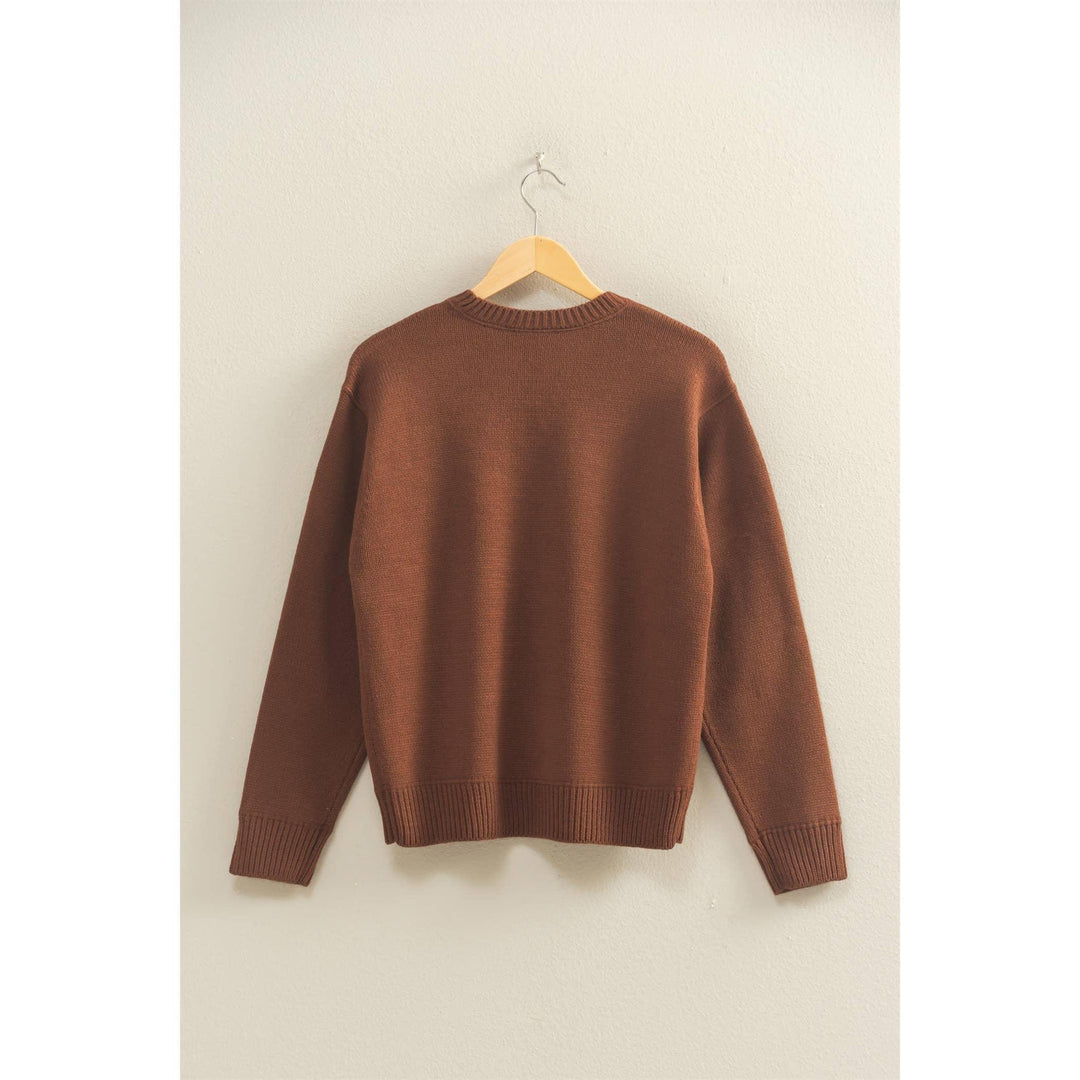 Women's Sweaters - Crew Neck Sweater - - Cultured Cloths Apparel