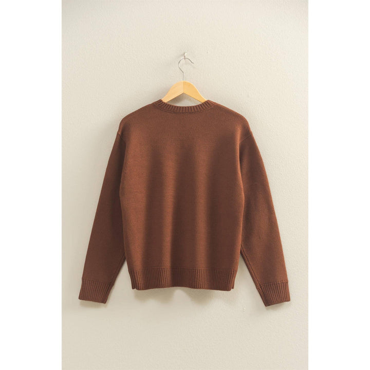 Women's Sweaters - Crew Neck Sweater - - Cultured Cloths Apparel