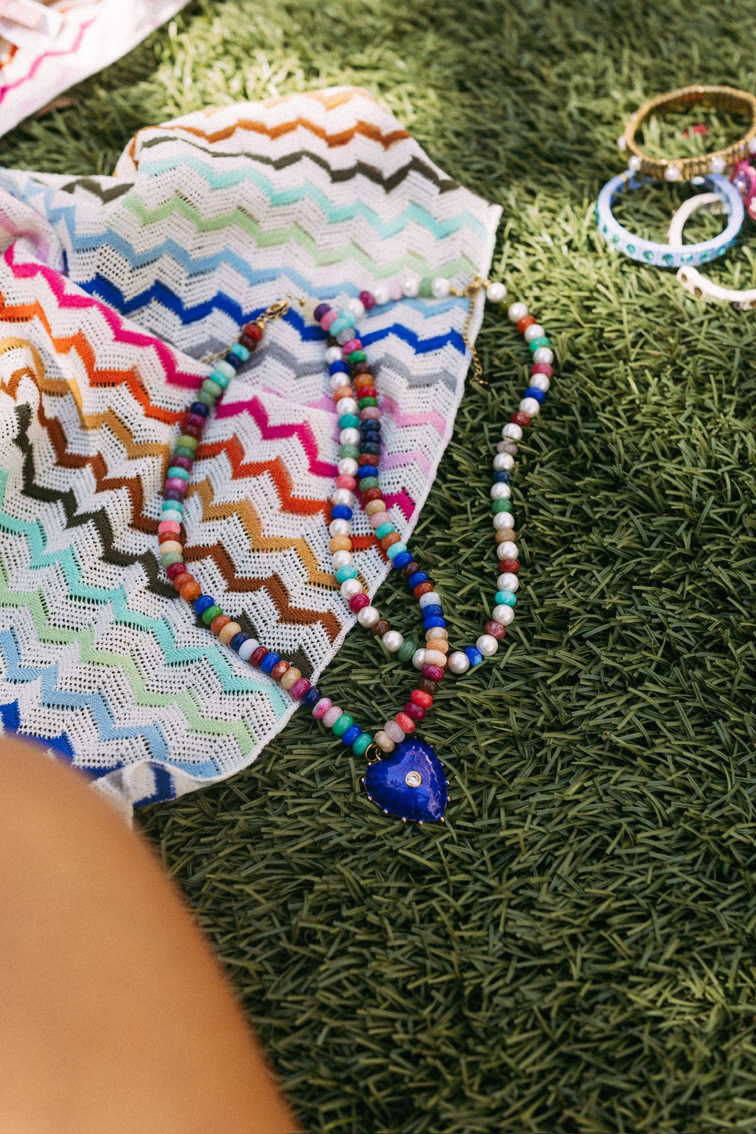 Accessories, Necklaces - Cosmic Candy Heart Necklace - - Cultured Cloths Apparel