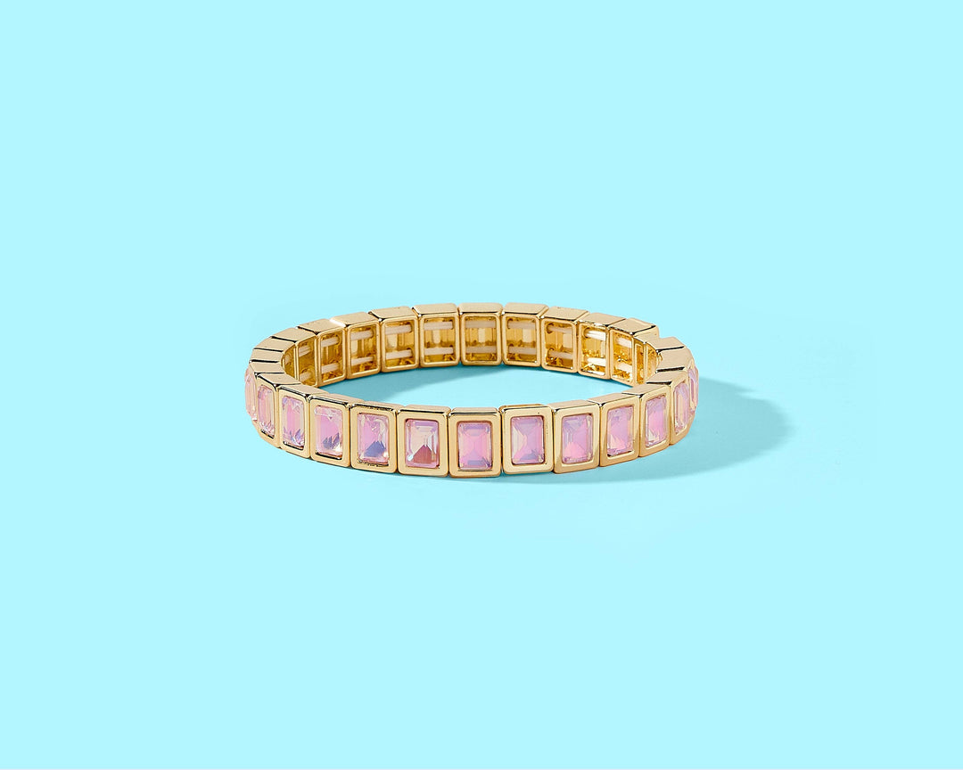 Accessories, Bracelets - Enamel Stretch Bracelet - Love - - Cultured Cloths Apparel