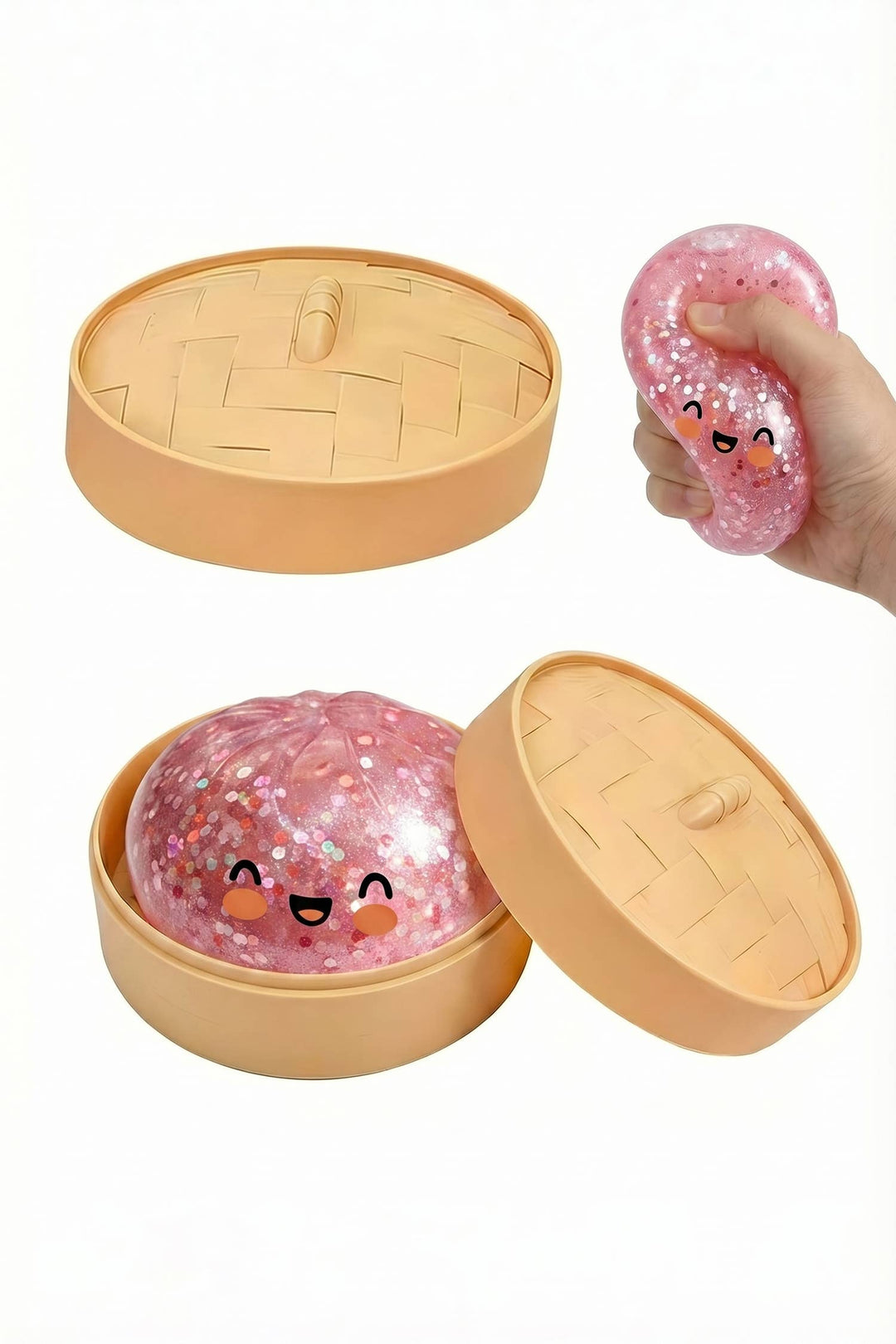 Accessories, Toys - Soft Bun Stress Relief Squeeze Toy - - Cultured Cloths Apparel
