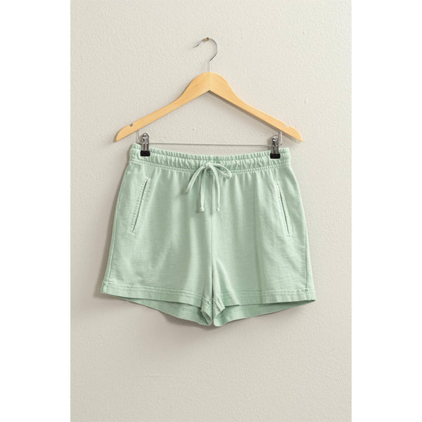 Women's Shorts - Pigment Dyed Raw Edge Detail Shorts -  - Cultured Cloths Apparel