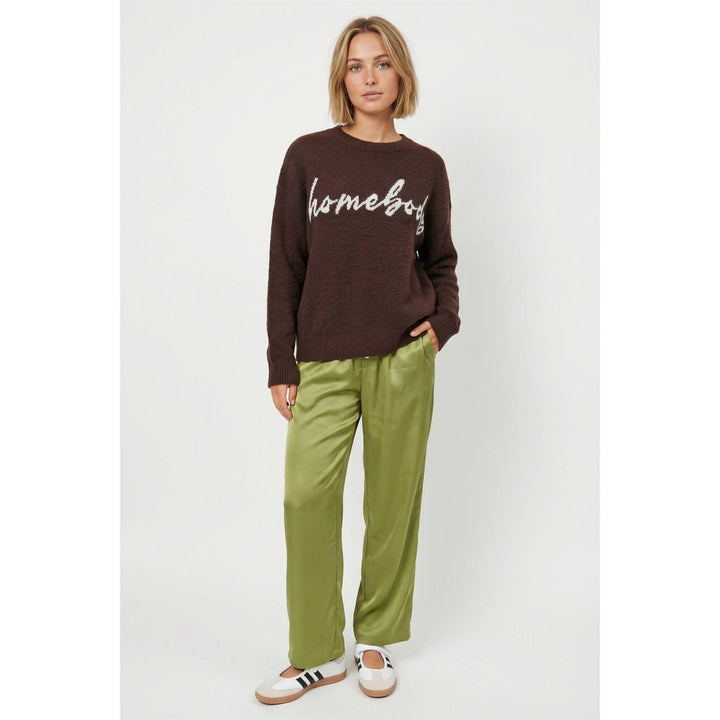 Satin boxer pants