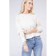 Women's - Brushed Melange Hacci Oversized Sweater -  - Cultured Cloths Apparel