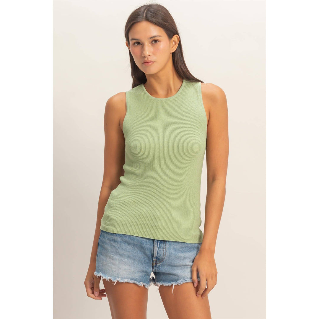Ribbed Knit Tank Top