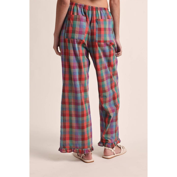 MULTICOLOR PLAID PANTS