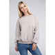 Women's Sweaters - Acid Wash Fleece Oversized Pullover -  - Cultured Cloths Apparel