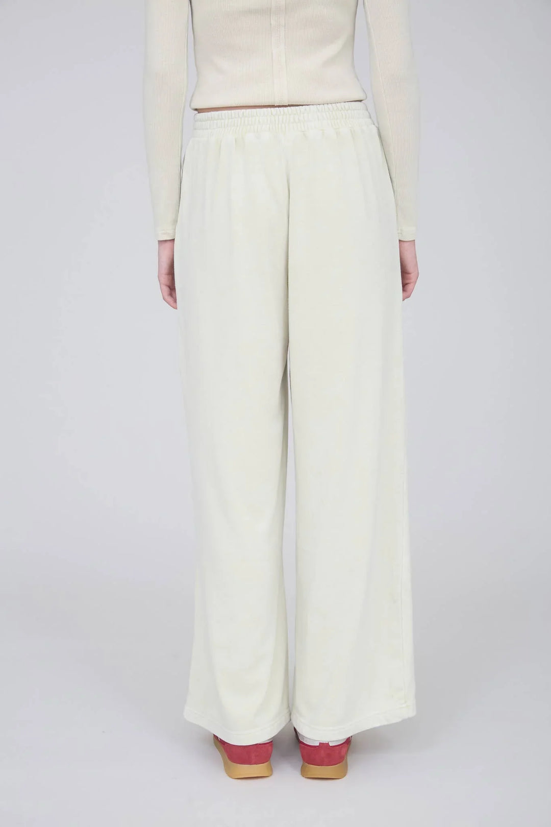 WASHED WIDE LEG DRAWSTRING LOUNGE PANTS