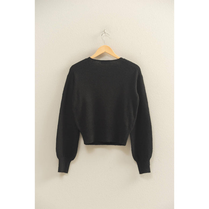 Women's Sweaters - Surplice V Neck Sweater - - Cultured Cloths Apparel