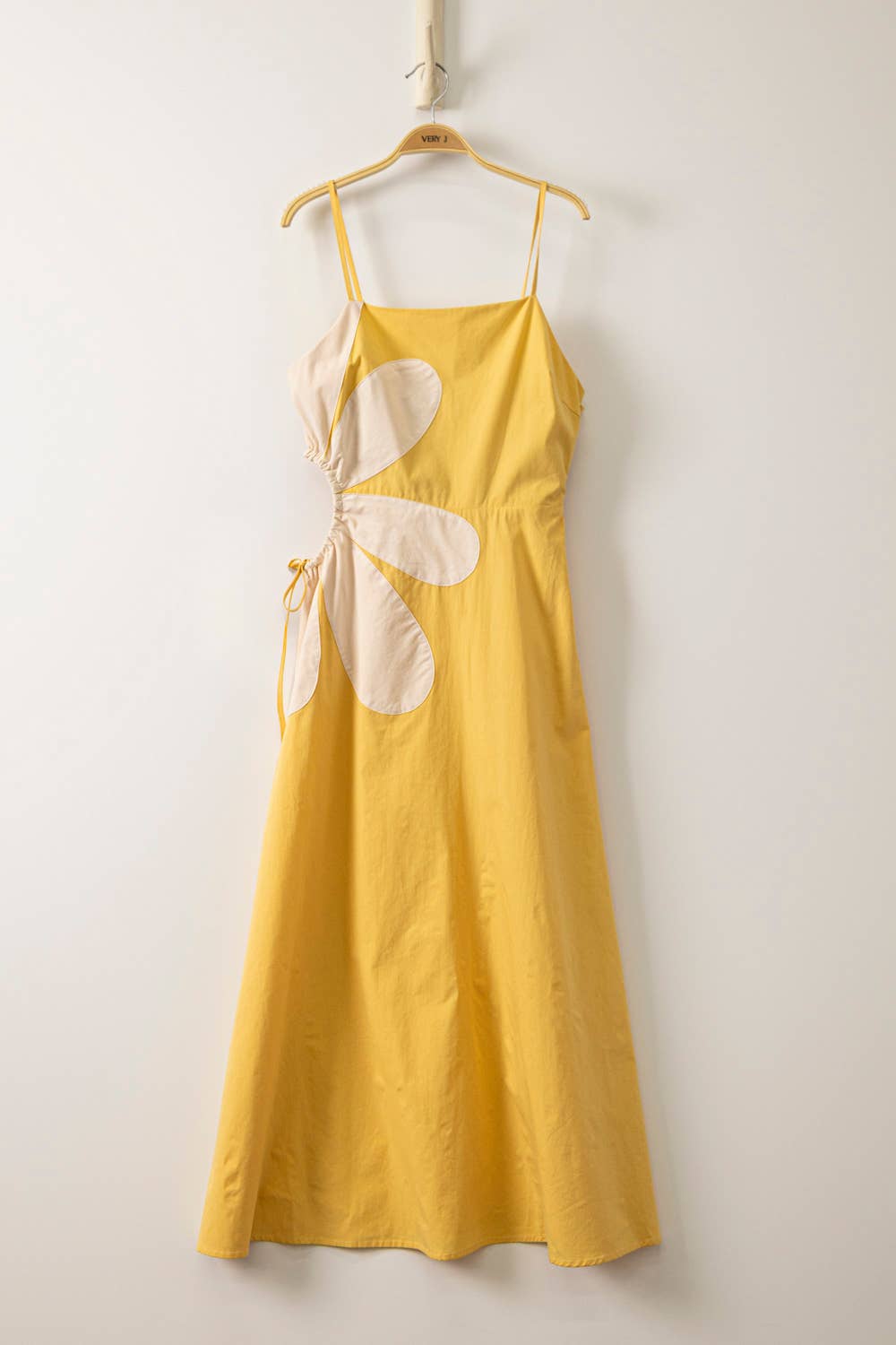 Women's Dresses - Side Cutout Floral Detail Resort Midi Dress - - Cultured Cloths Apparel