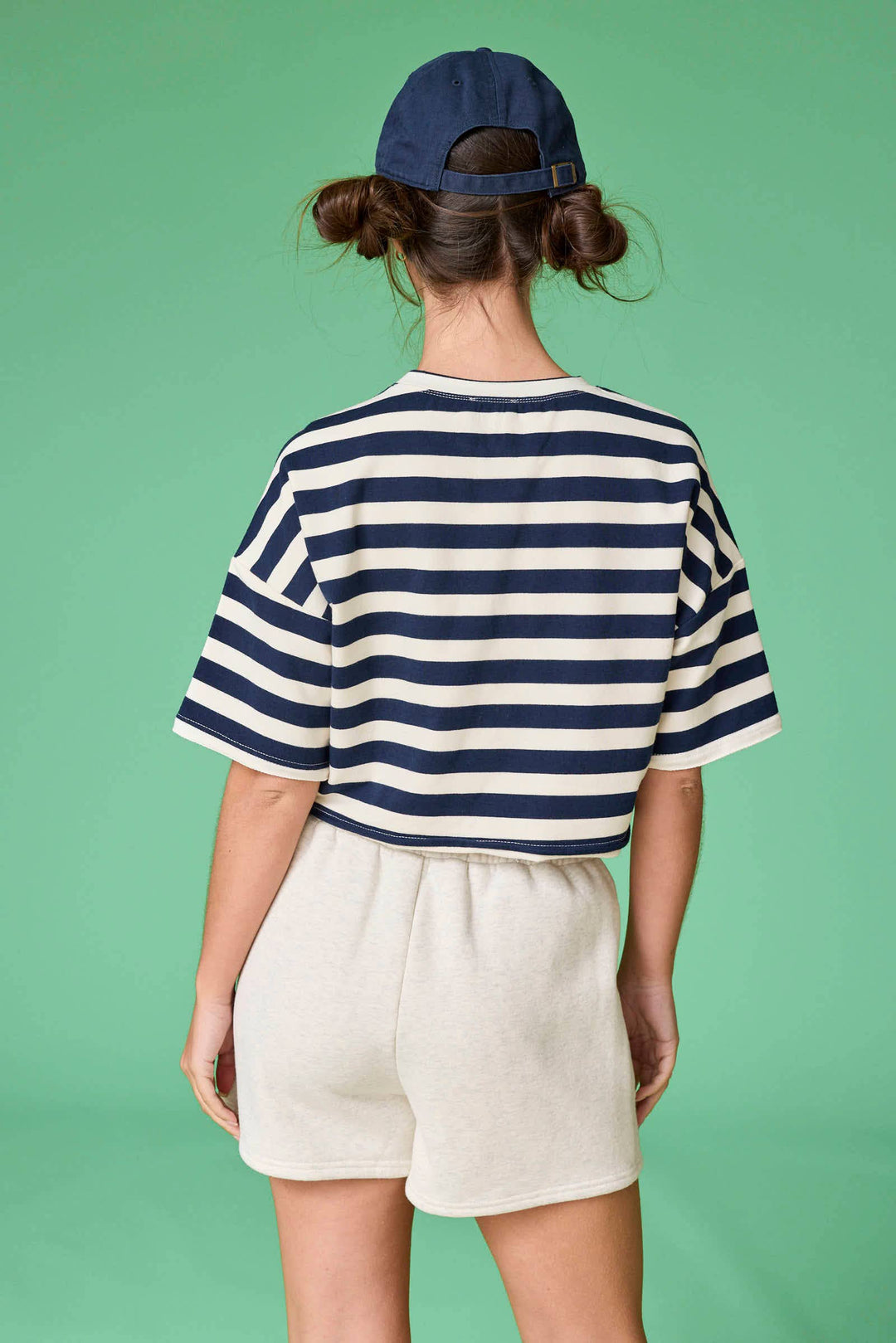 Women's Short Sleeve - Round Neck Short Sleeve Crop Top - - Cultured Cloths Apparel