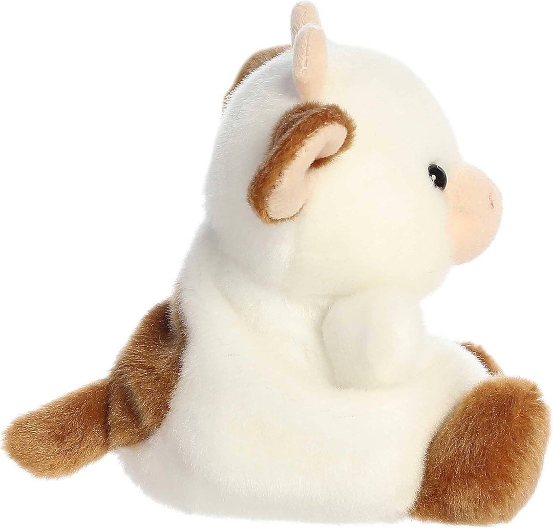 Accessories, Toys - 5" Plush Pal Caroline Brown Cow Palm Pals Stuffed Animal - - Cultured Cloths Apparel