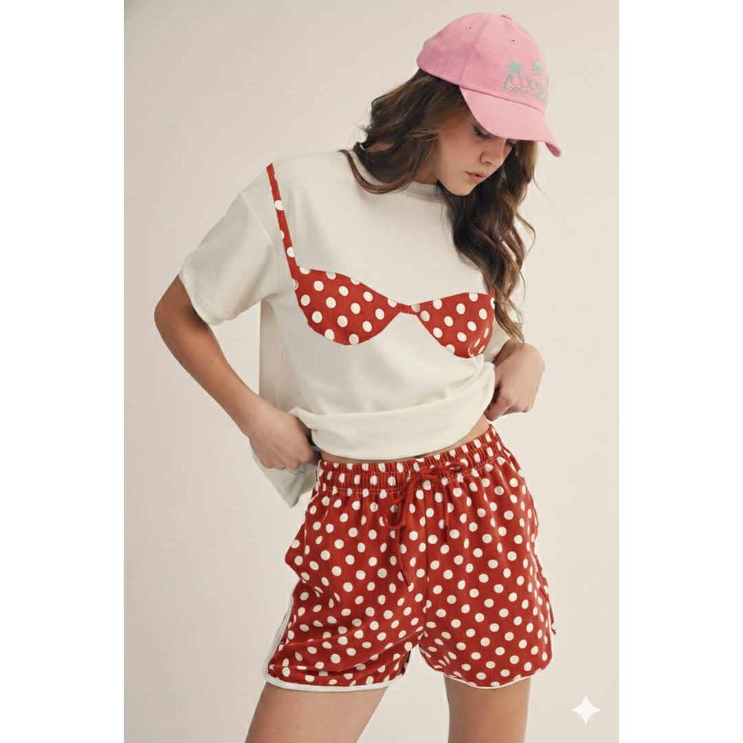 - Daydream In Polka Dots Bikini Top - - Cultured Cloths Apparel