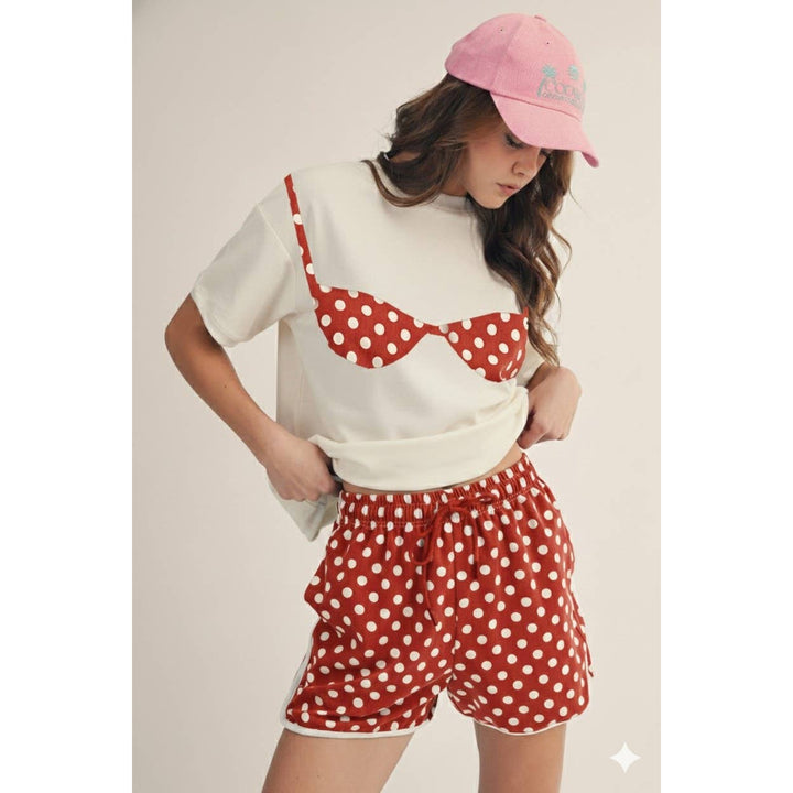 - Daydream In Polka Dots Bikini Top - - Cultured Cloths Apparel