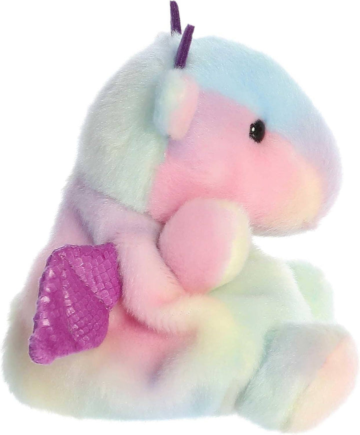 Accessories, Toys - 5" Plush Aster Rainbow Dragon Palm Pals - - Cultured Cloths Apparel