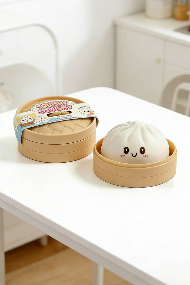 Accessories, Toys - Soft Bun Stress Relief Squeeze Toy - ONE SIZE - Cultured Cloths Apparel