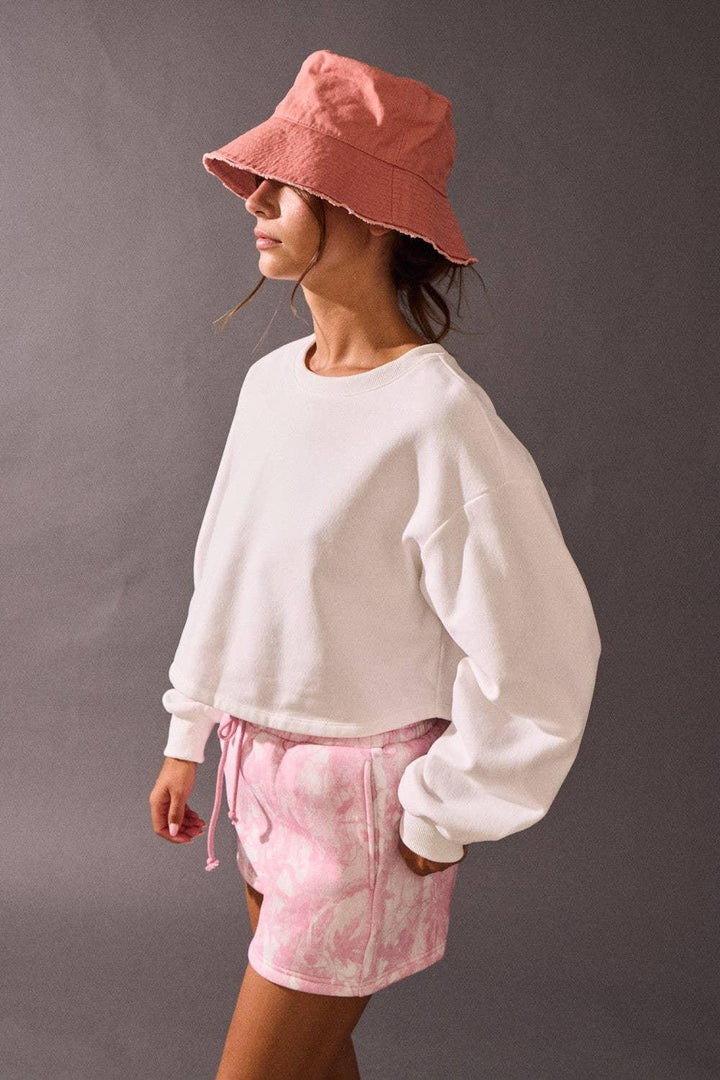 Women's Sweaters - Back Bow Long Sleeve Knit Sweater - - Cultured Cloths Apparel