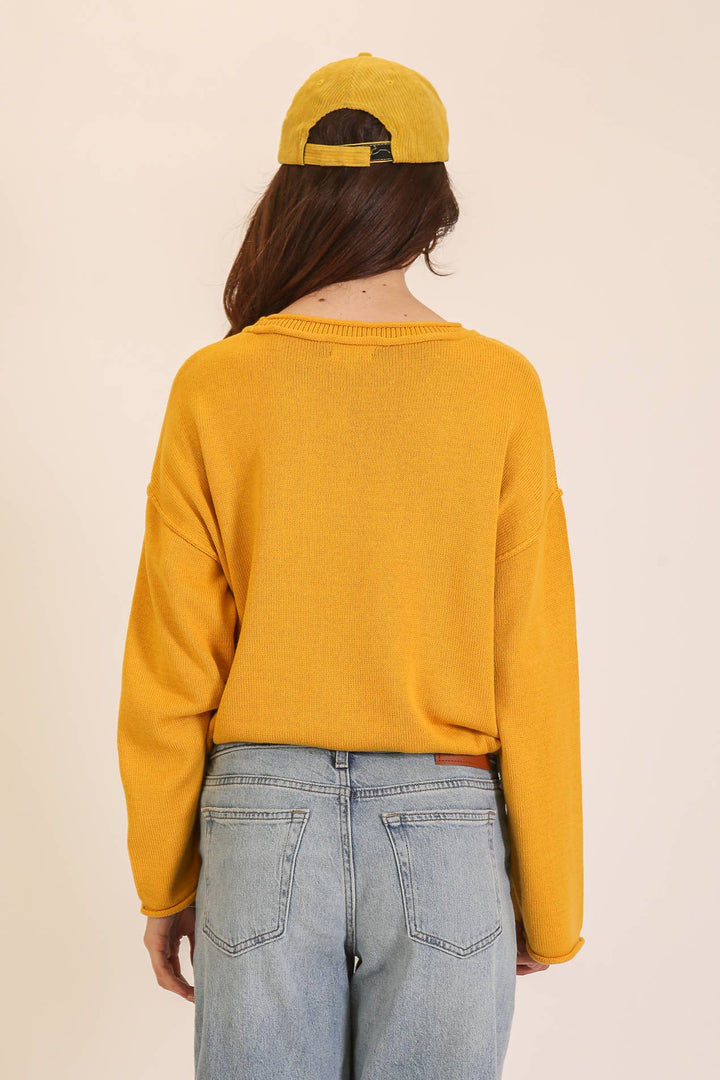 Game Day" Graphic Knit Sweater