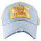Baseball Hats - Stay Golden Patch Trucker Denim Hat -  - Cultured Cloths Apparel