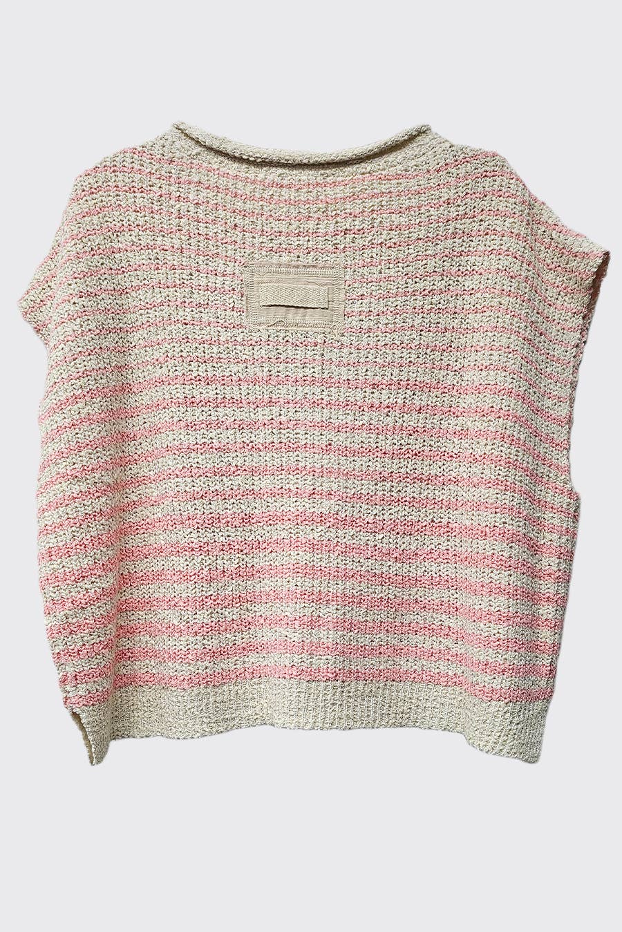 - Striped Cap sleeve Slouchy Sweater - - Cultured Cloths Apparel