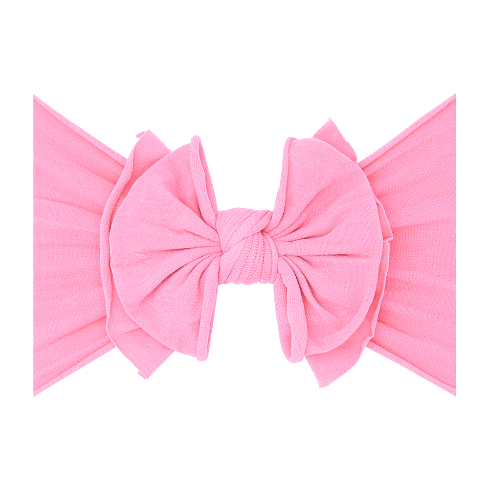 Accessories - Baby Bling® FAB-BOW-LOUS® soft nylon bow headband - Bubblegum - Cultured Cloths Apparel
