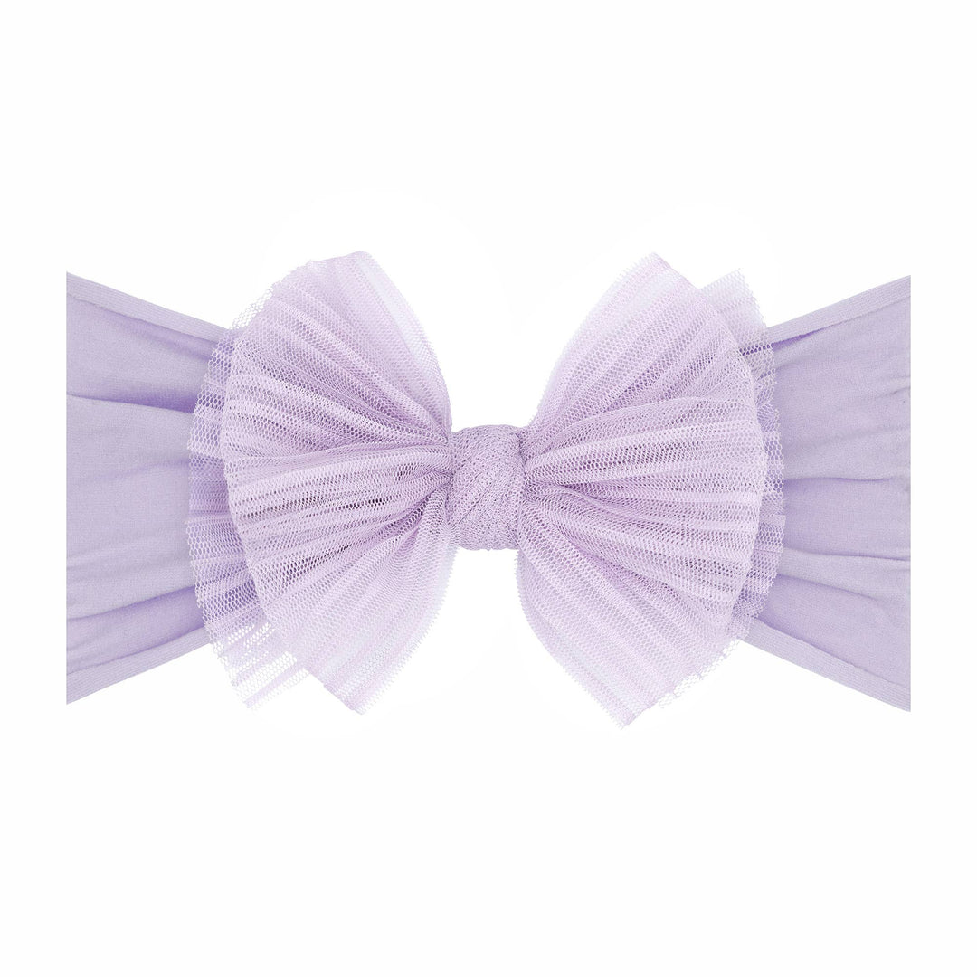 Accessories - Baby Bling® Tulle FAB® soft nylon headband with tulle bow - - Cultured Cloths Apparel